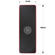 Non-Slip NBR Rubber Yoga Mat - 1.8m